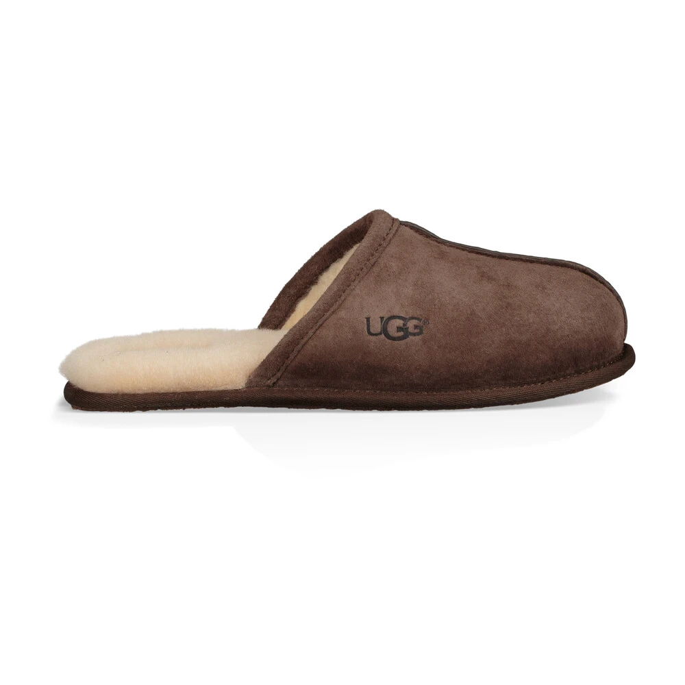 Ugg Klassieke Suède Scuff Slippers Brown Heren