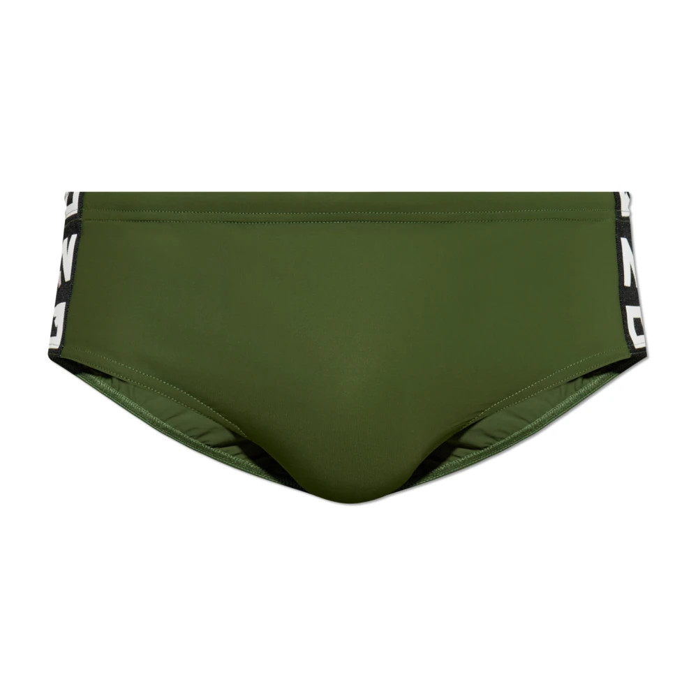 Dsquared2 Zwembroek met logo Green Heren