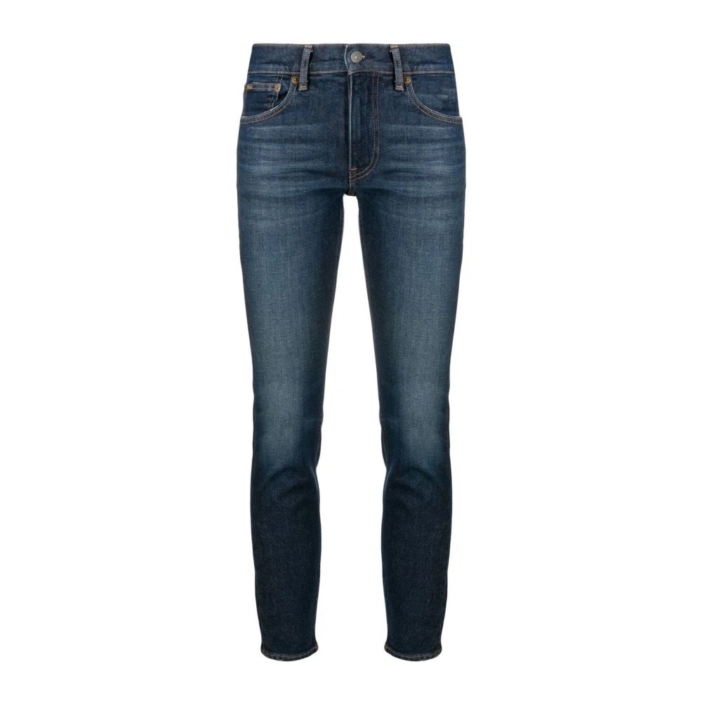 Polo Ralph Lauren Women's Blue Mid Rise Skinny Jeans