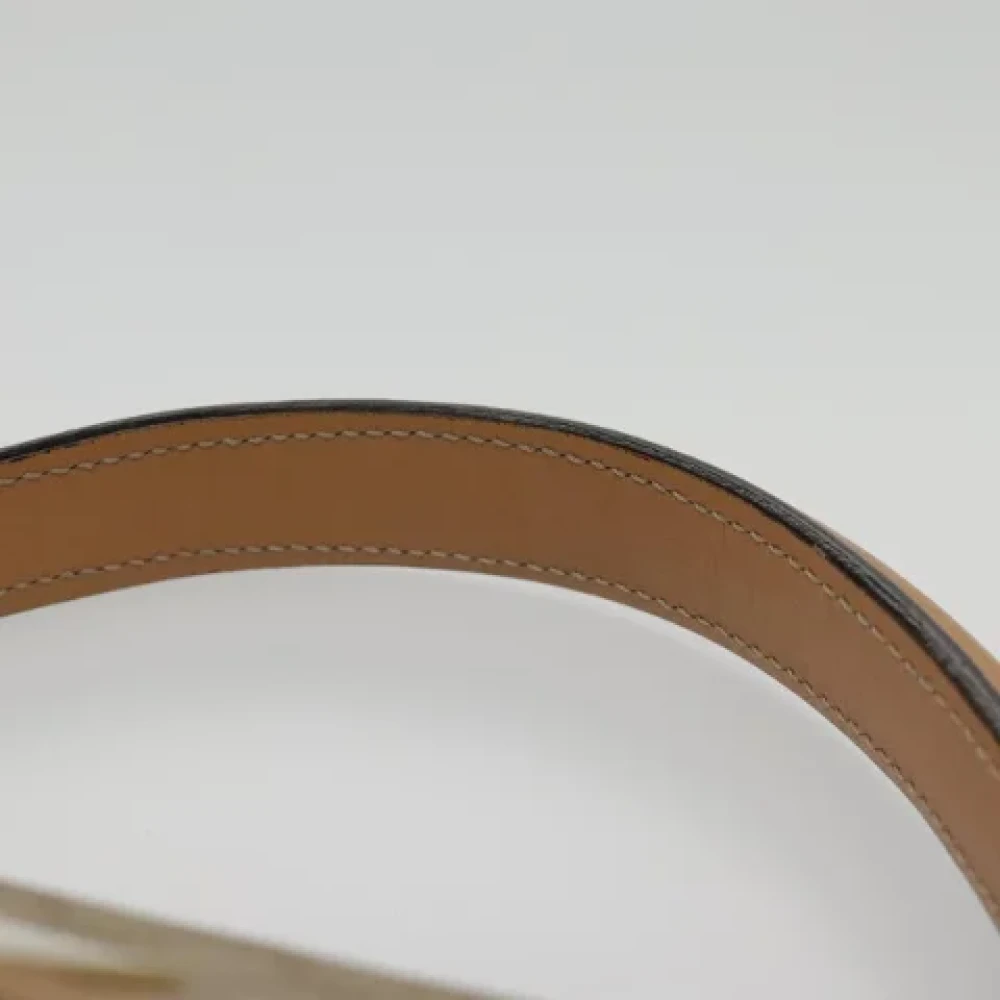 Celine Vintage Pre-owned Canvas handbags Beige Dames