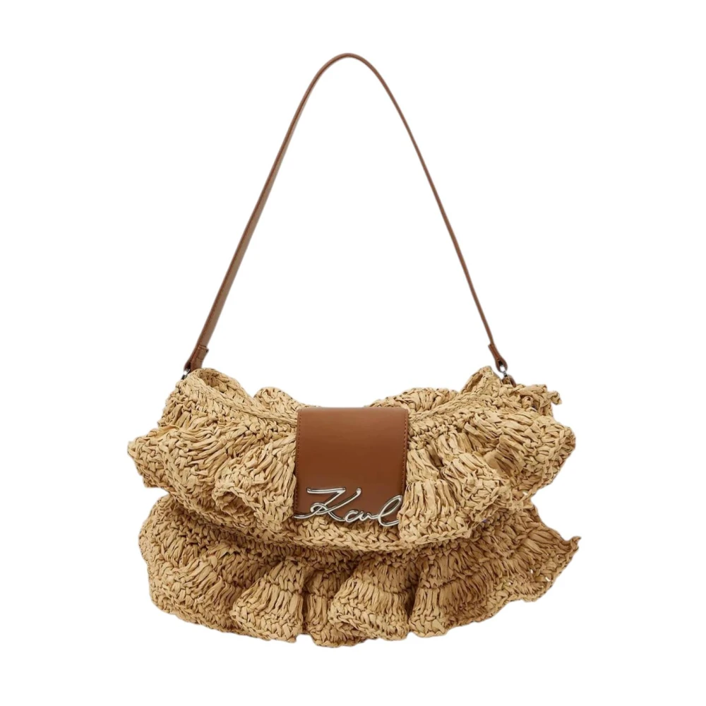 Karl Lagerfeld Beige Kitak Handas - Female - Shoulder Bags - One Size - Bags