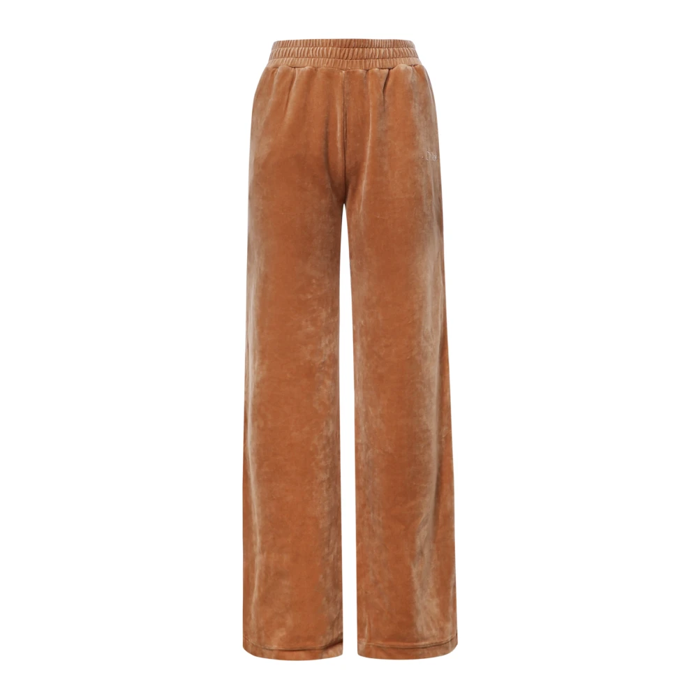 Chloé Brown Wide Trousers, Female, Xs, Wide Trousers