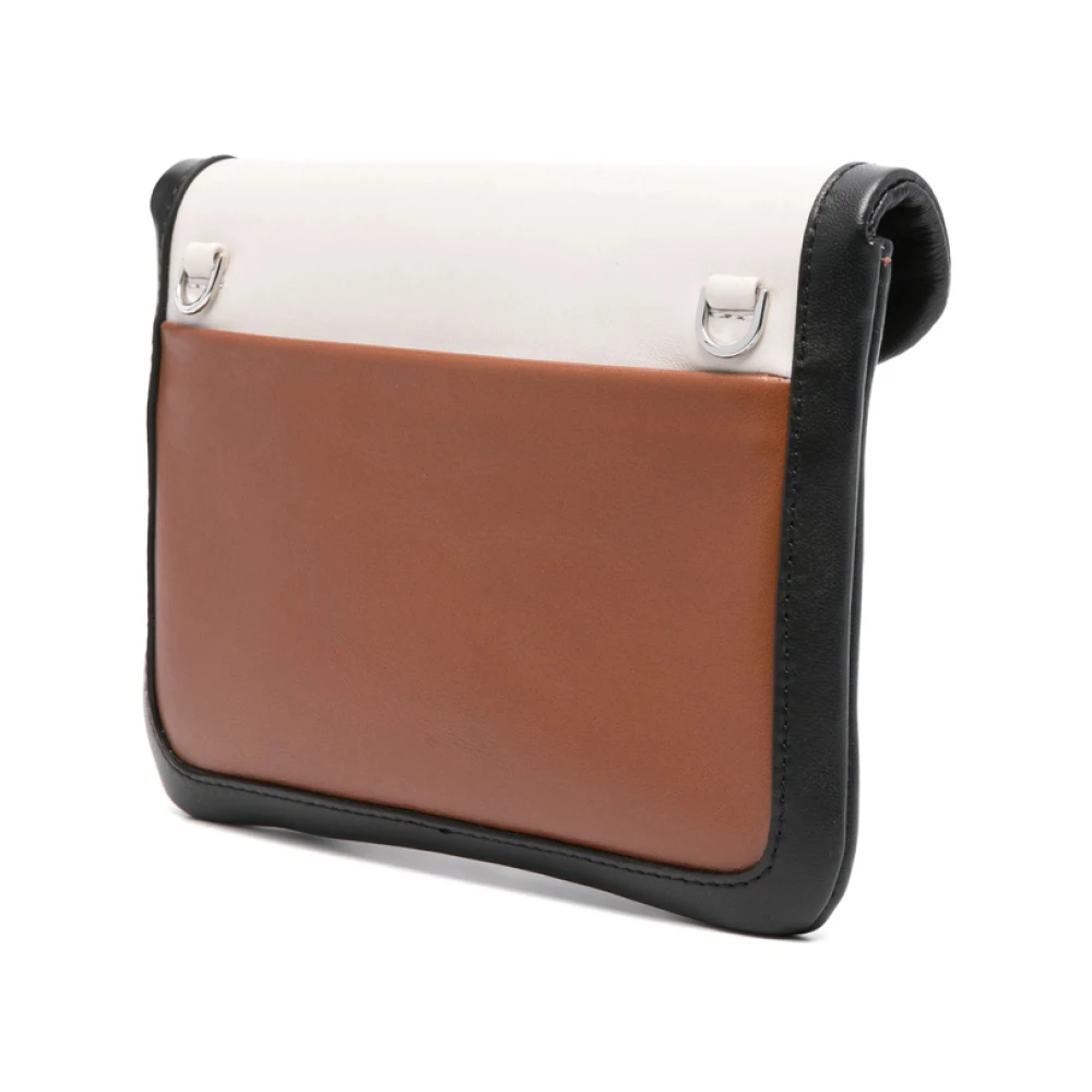 Pierre Hardy Bruine Schoudertas met Magnetische Sluiting Brown Dames