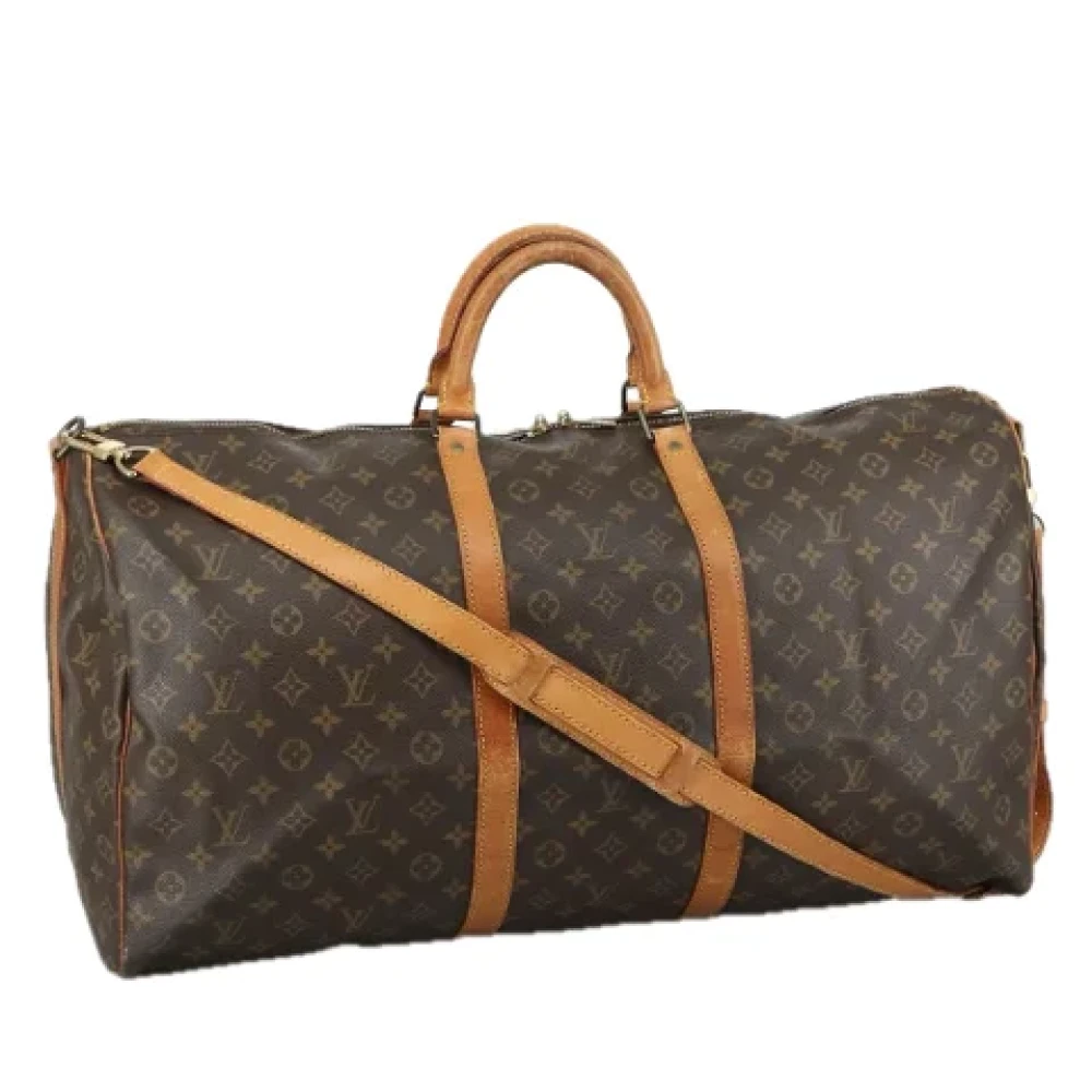 Louis Vuitton Vintage Pre-owned Canvas travel-bags Brown Dames