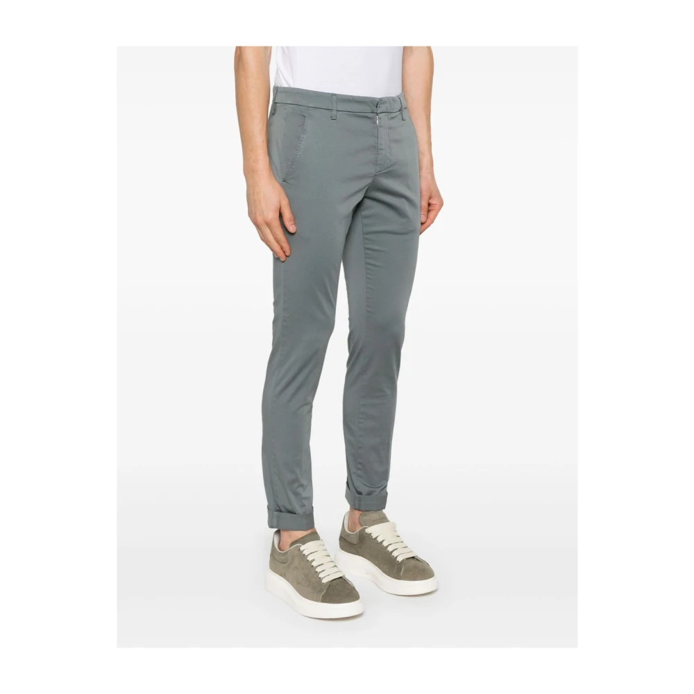 Dondup Grijze Broek Verhoog Garderobe Stijl Gray Heren
