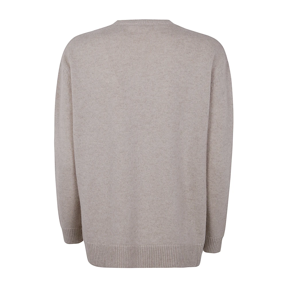 Max Mara Ronde Hals Sweater Beige Dames