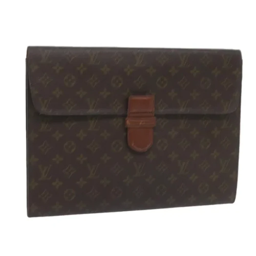 Louis Vuitton Vintage Pre-owned Canvas briefcases Brown Dames