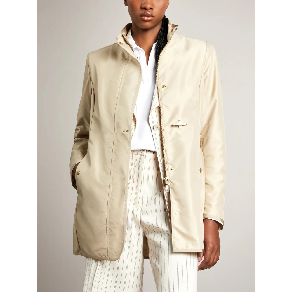 Fay Stijlvolle Easy Virginia Jas Beige Dames
