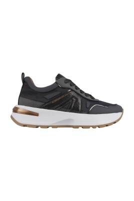liverpool-donna-en-nylon-gris-fonce-et-lamine-poudre-en-ton