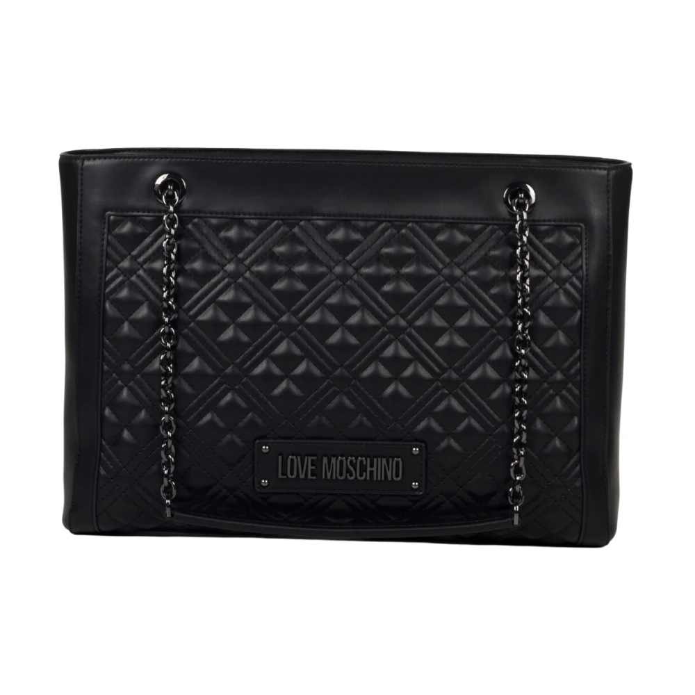 Love Moschino Quiltad Väska Black, Dam