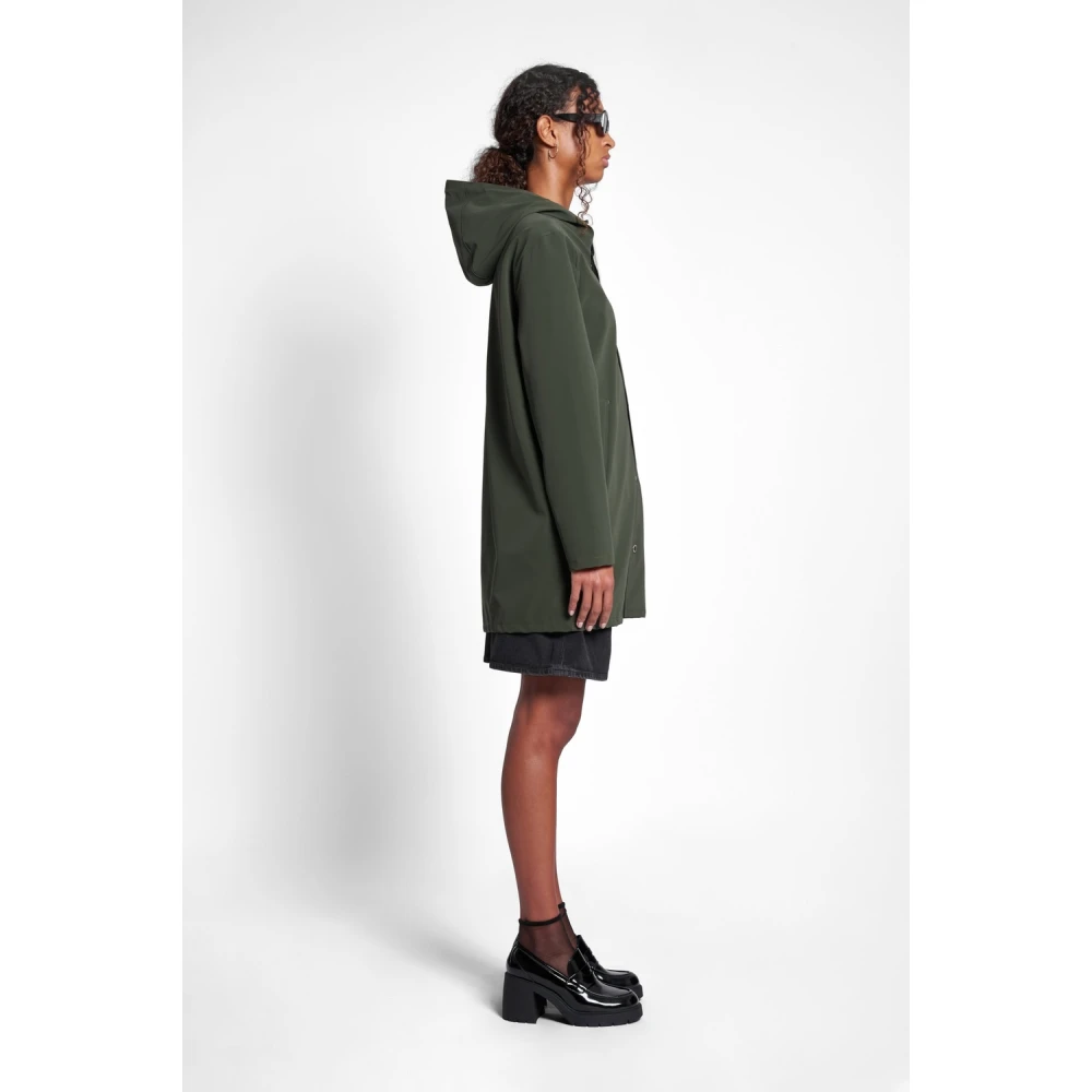 Stutterheim Lichtgewicht Matte Regenjas Green Unisex