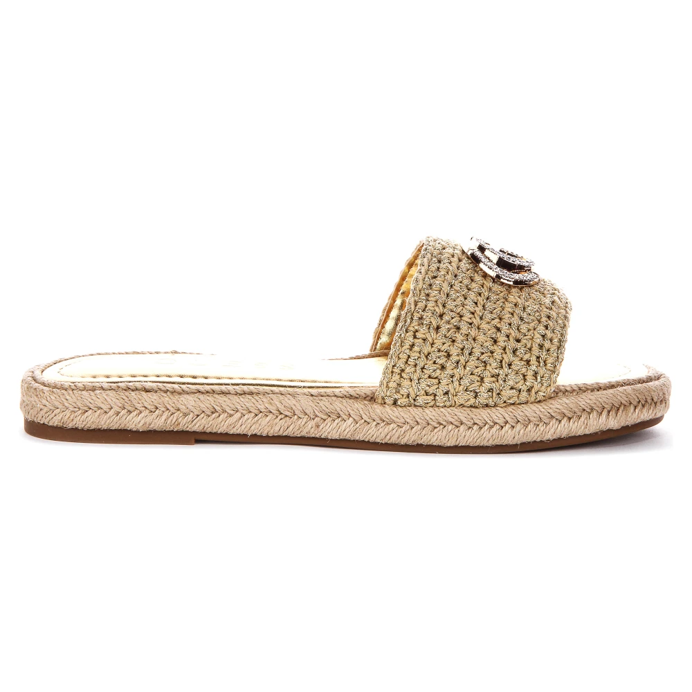 Guess Women's Yellow Sliders, 6 Uk, Kaylis Logo Sandals