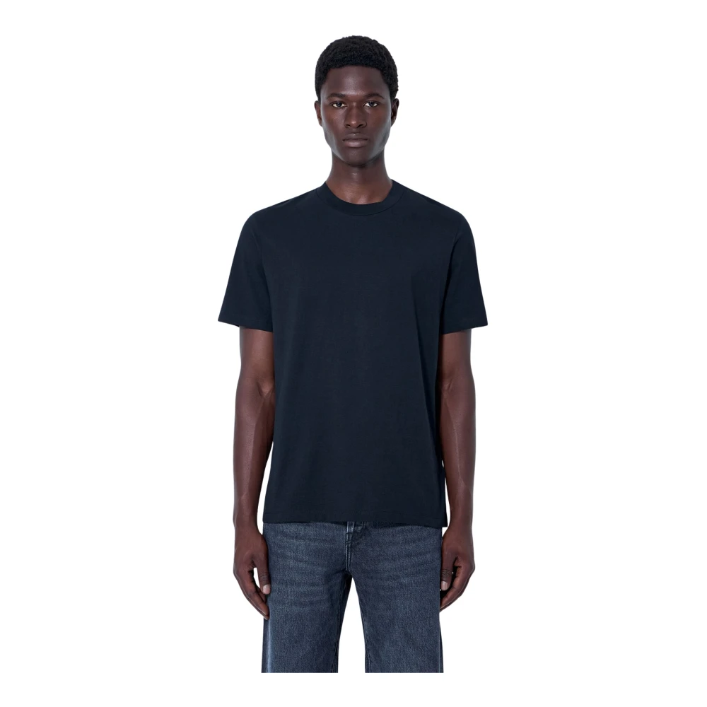 Jil Sander T-Shirts, Male, Xl, Cotton Crew-Neck T-Shirt Black