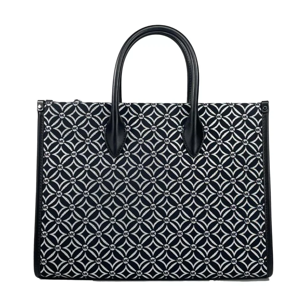 Michael Kors Zwarte Crossbody Tote Tas met Rits Black Dames