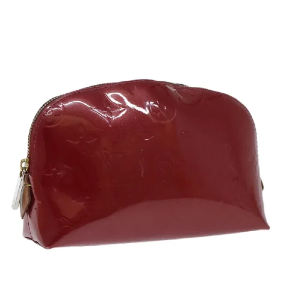 Louis Vuitton Vintage Pre-owned Leather pouches Red Dames