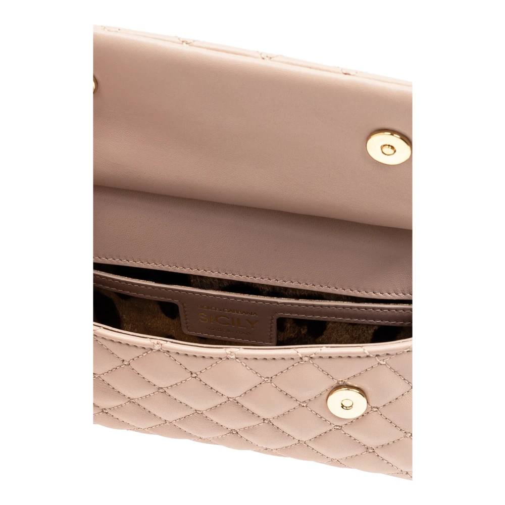 Dolce & Gabbana Schoudertas Klein Sicilië Pink Dames