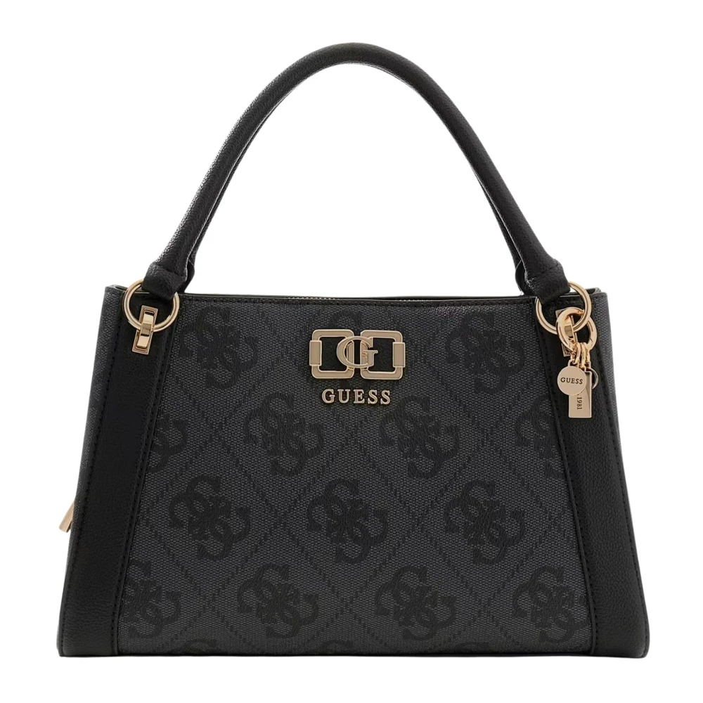 Guess Black Karnilla Logo Bucket - Female - Handbags - One Size - Bags