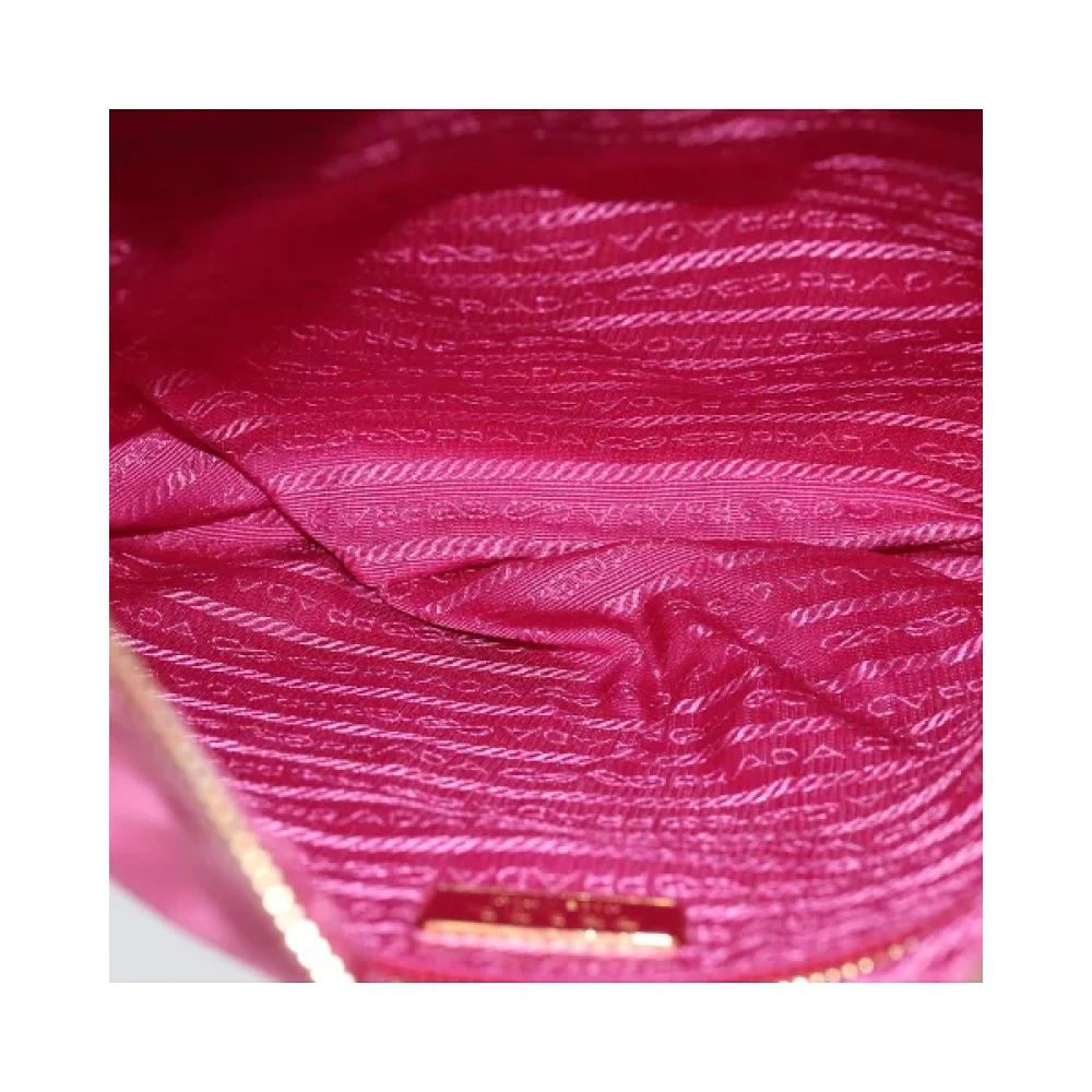 Prada Vintage Pre-owned Nylon prada-bags Pink Dames