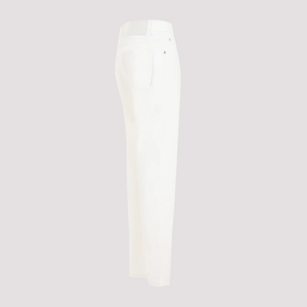 ETRO Witte Katoenen Jeans Straight Leg White Heren