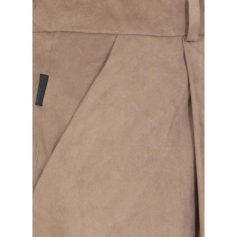 RRD Grijze Palazzo Broek met Riemlussen Gray Dames