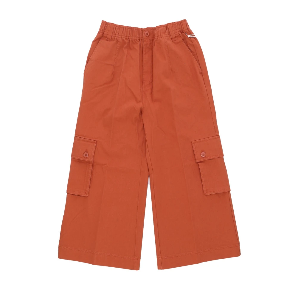 Obey Men's Brown Wide Leg Cargo Trousers - Wide Trousers - S - Trousers
