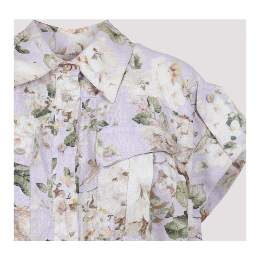 Zimmermann Bloemen Zak Playsuit Multicolor Dames