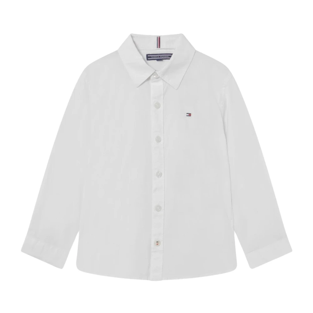 Tommy Hilfiger Boys White Cotton Shirt - Kids Shirts - 16 Y - Kids
