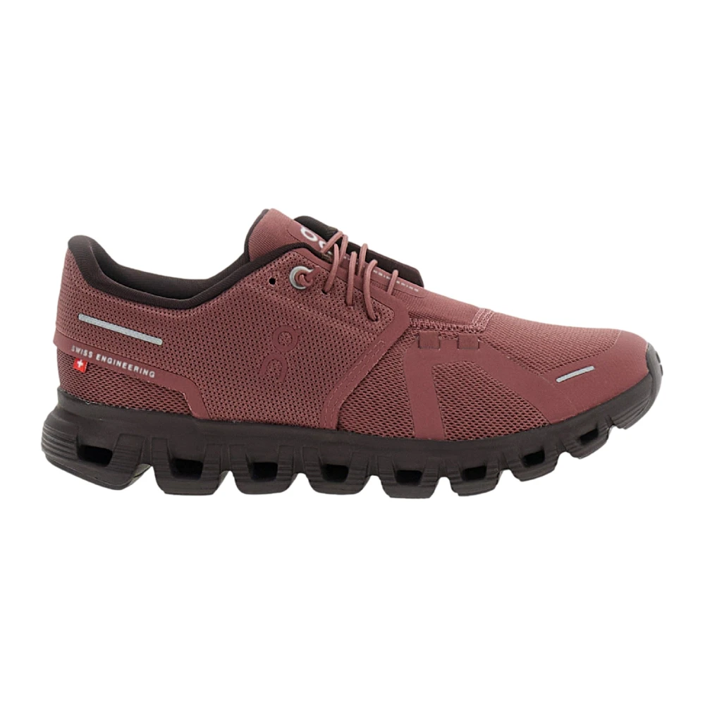 On Donna Rosso Cloud 6 Sneakers Bordeaux - Immagine 3