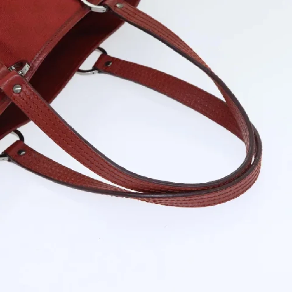 Gucci Vintage Pre-owned Canvas gucci-bags Red Dames