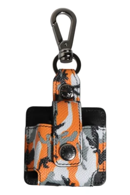Camouflage Läder Airpods Fodral