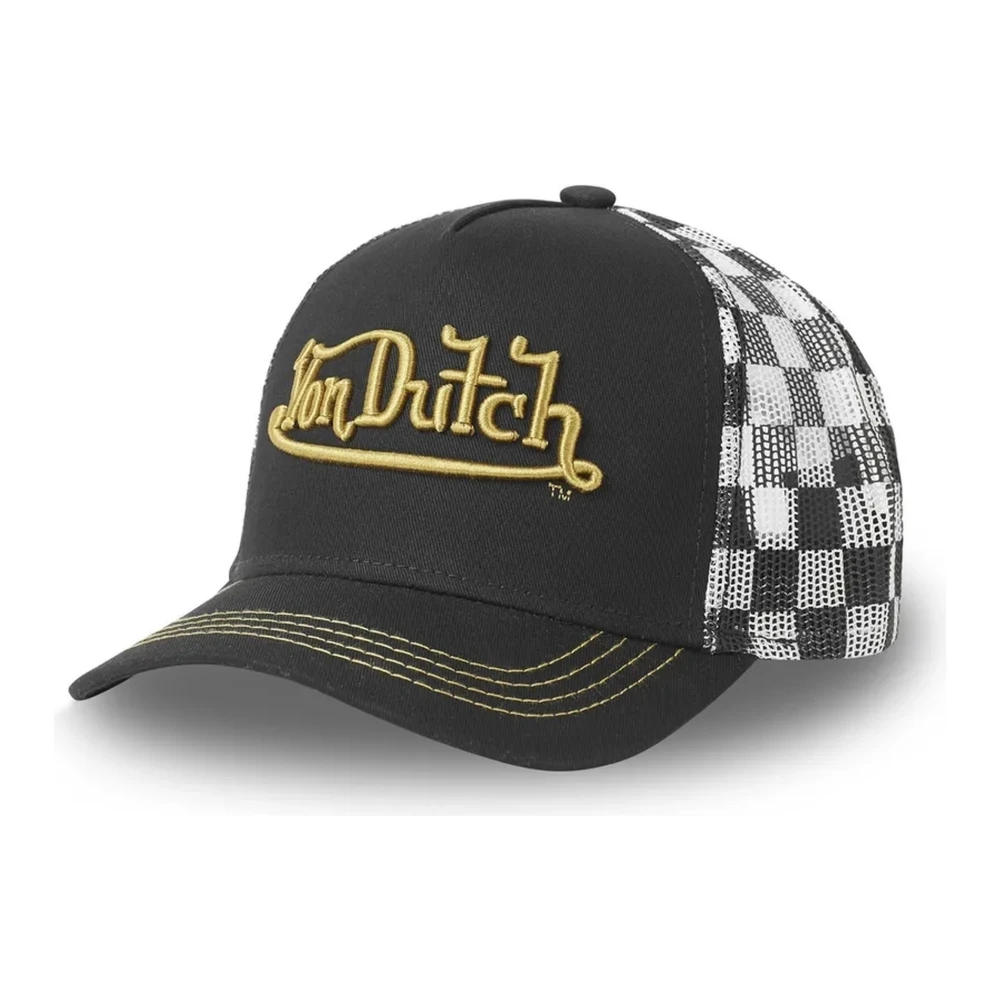 Von Dutch Zwarte RAC Trucker Cap Black Heren
