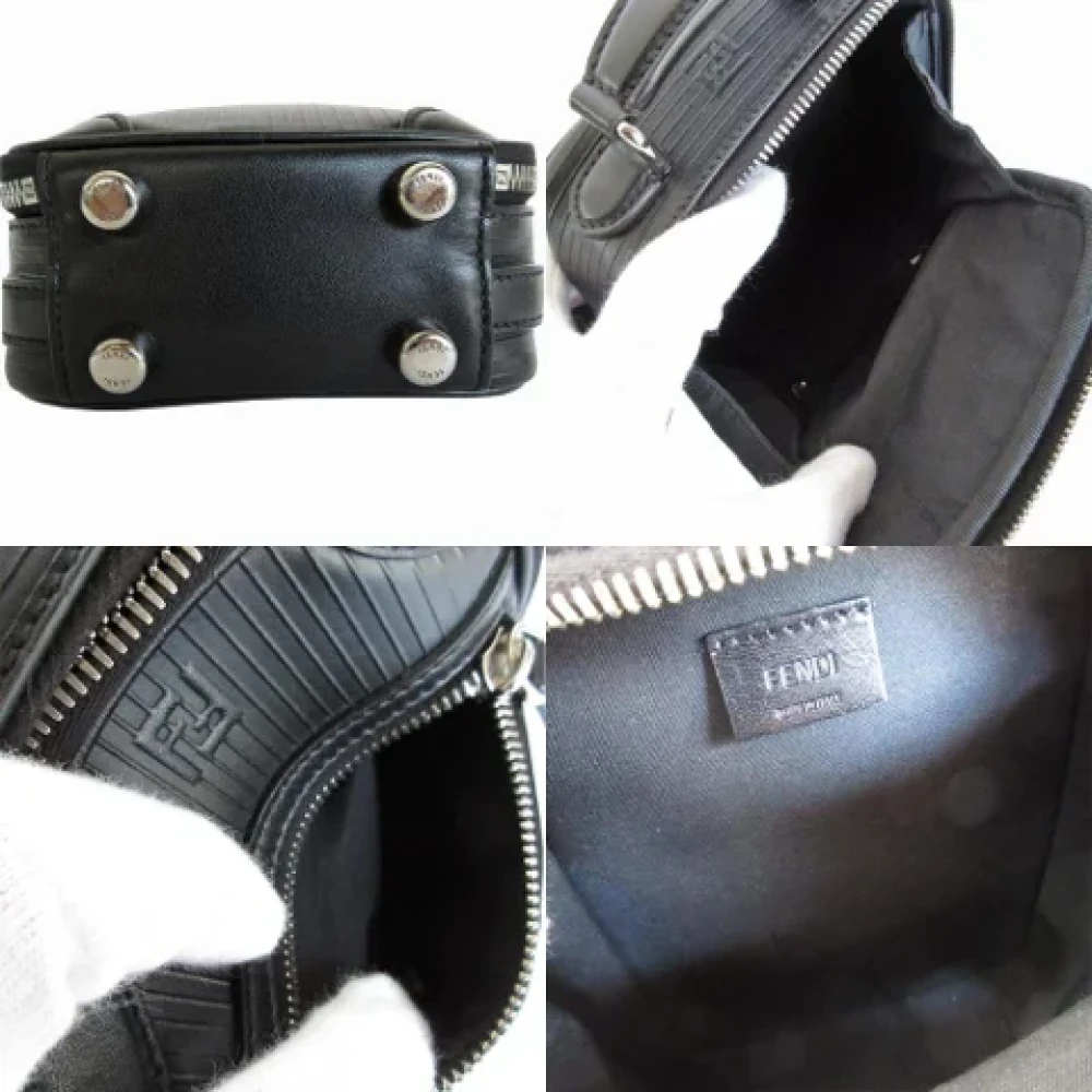 Fendi Vintage Pre-owned Leather fendi-bags Black Heren