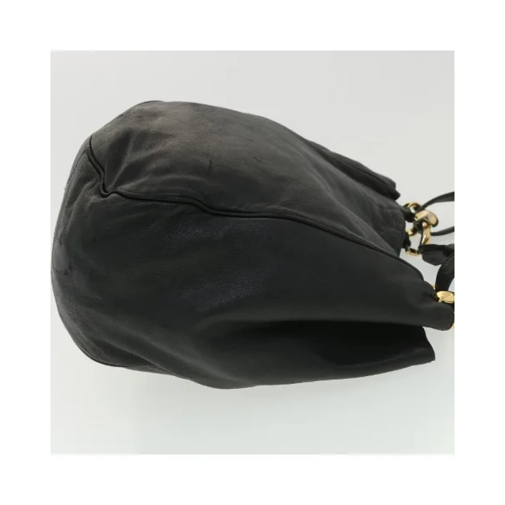 Loewe Pre-owned Leather shoulder-bags Black Dames