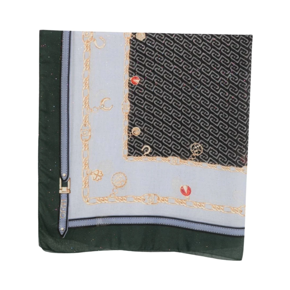 Liu Jo Donna Multicolor - Foulard Quadrato Monogram - Accessories - E - One Size
