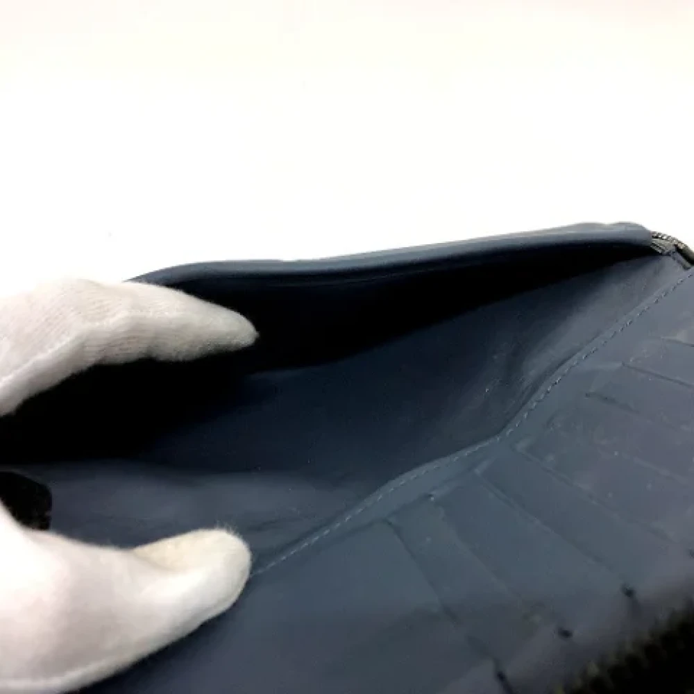 Louis Vuitton Vintage Pre-owned Leather wallets Blue Dames