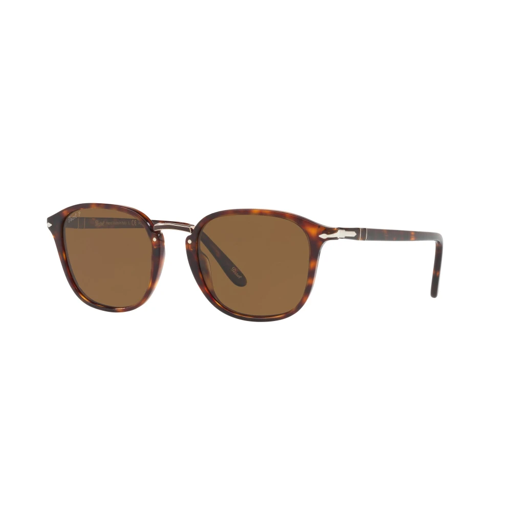 Persol Men's Brown Classic Sunglasses In Dark Havana Medium
