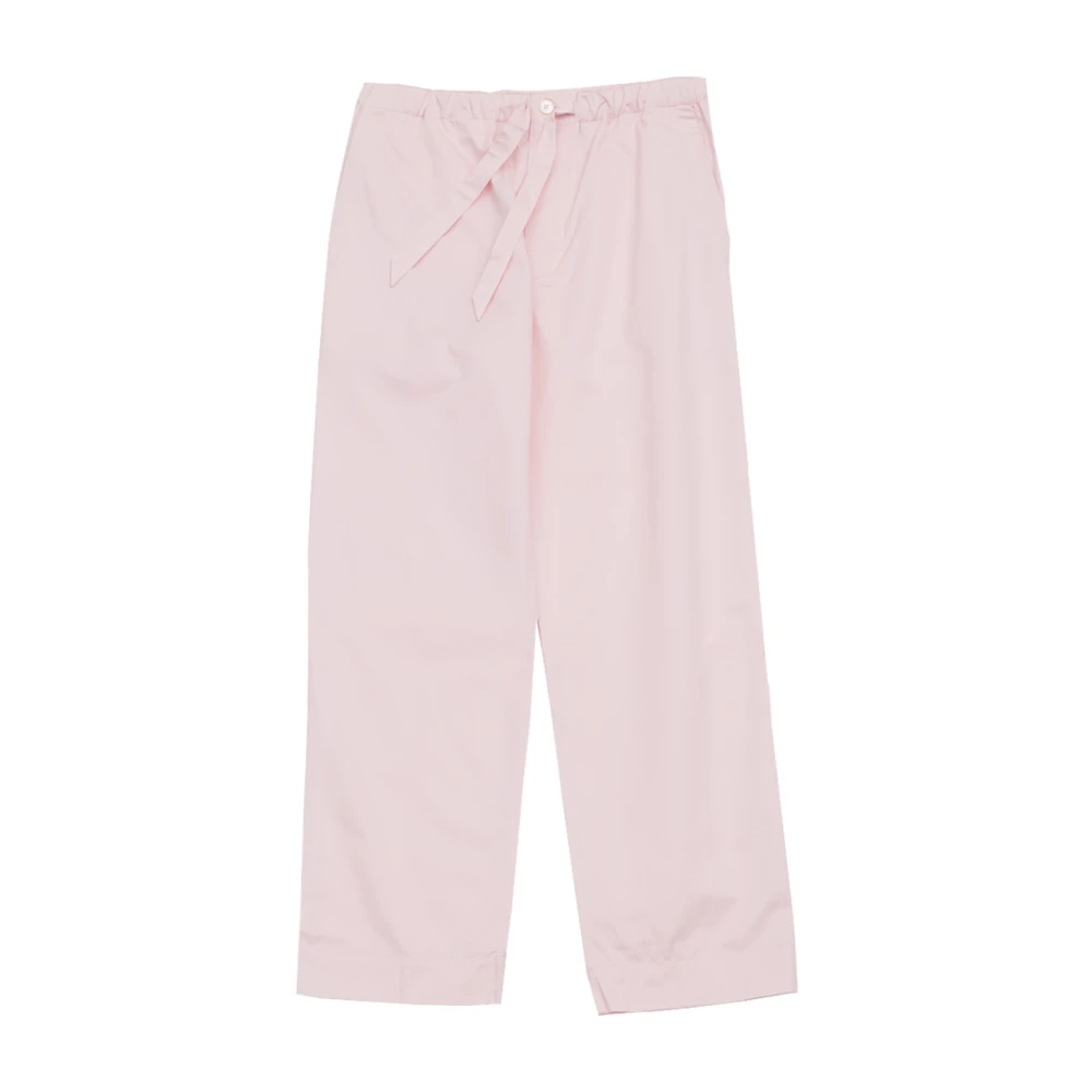 Tekla Satijnen Pyjamabroek in Roze Pink Dames