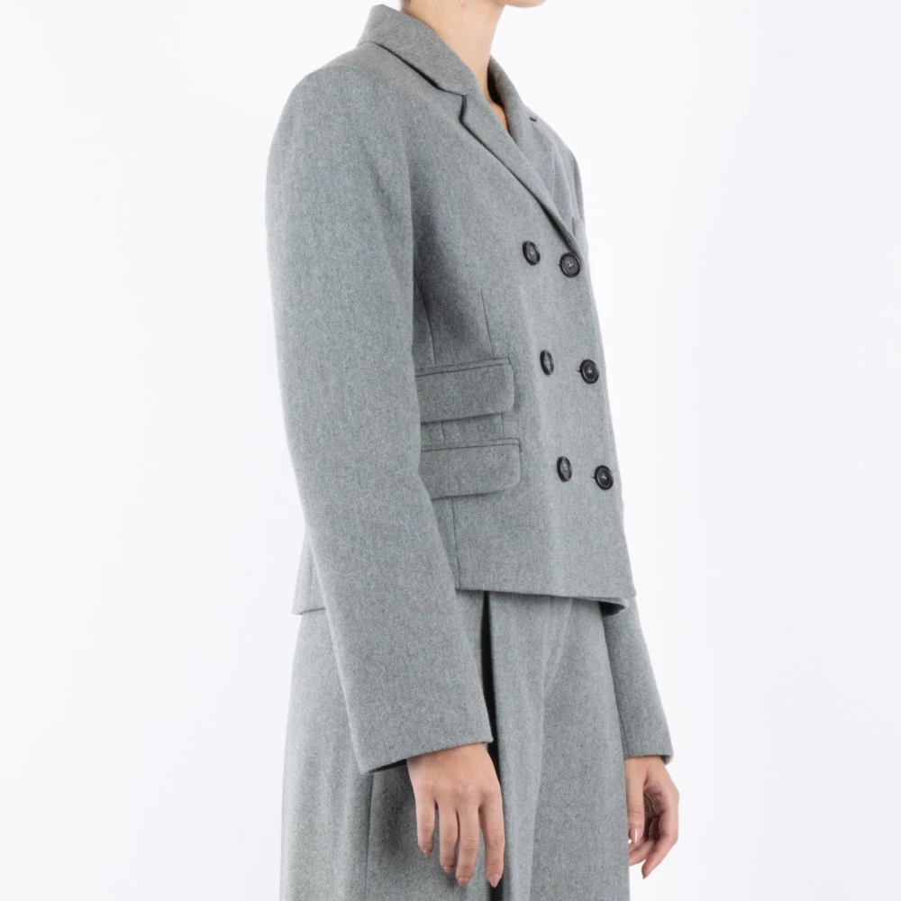 The Garment Gerecyclede Wol Grijs Jack Gray Dames