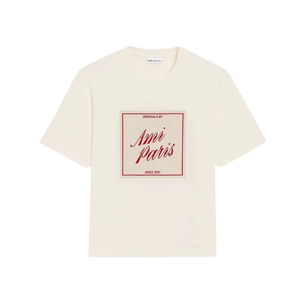 Ami Paris Uomo Beige Top, S, New,