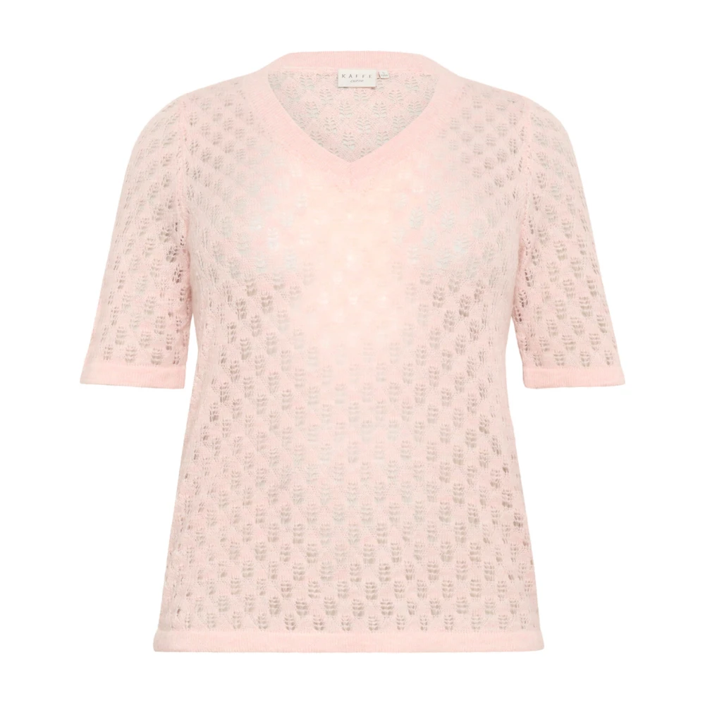 Knitwear > V-neck Knitwear - - Kaffe Curve - Modalova