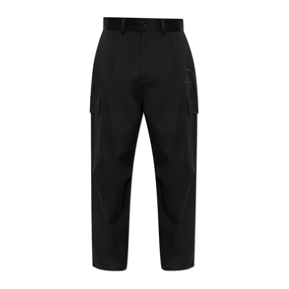 Dolce & Gabbana Katoenen broek type cargo Black Heren