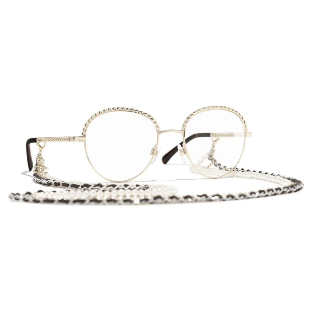 Chanel Stijlvolle Bril Yellow Dames