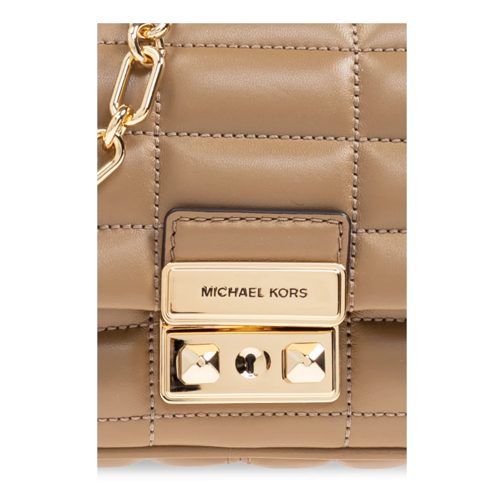 Michael Kors Tribeca Schoudertas Beige Dames