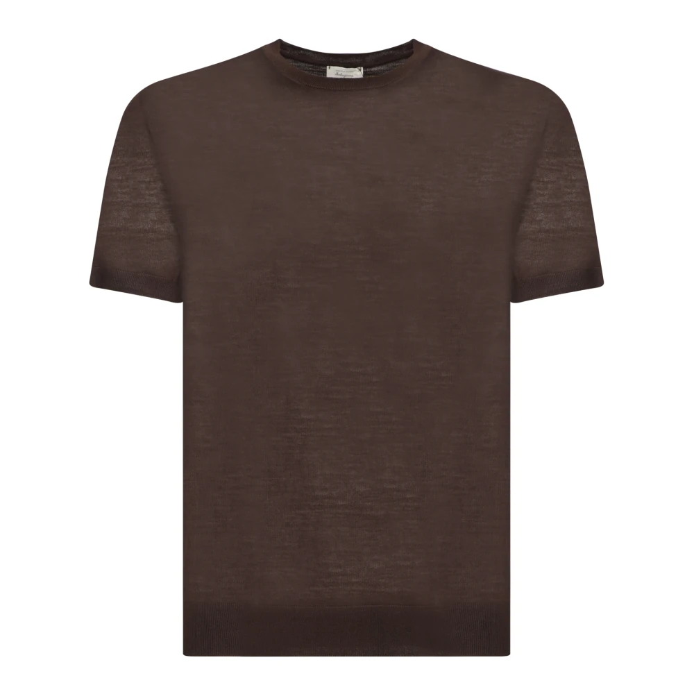 Daniele Fiesoli Luxe Bruine Gebreide Kleding Aw24 Brown Heren