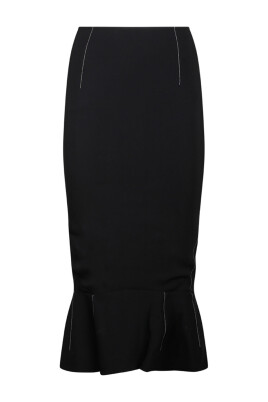 black-peplum-hem-skirt