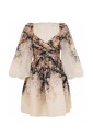 mini-robe-drapee-a-fleurs