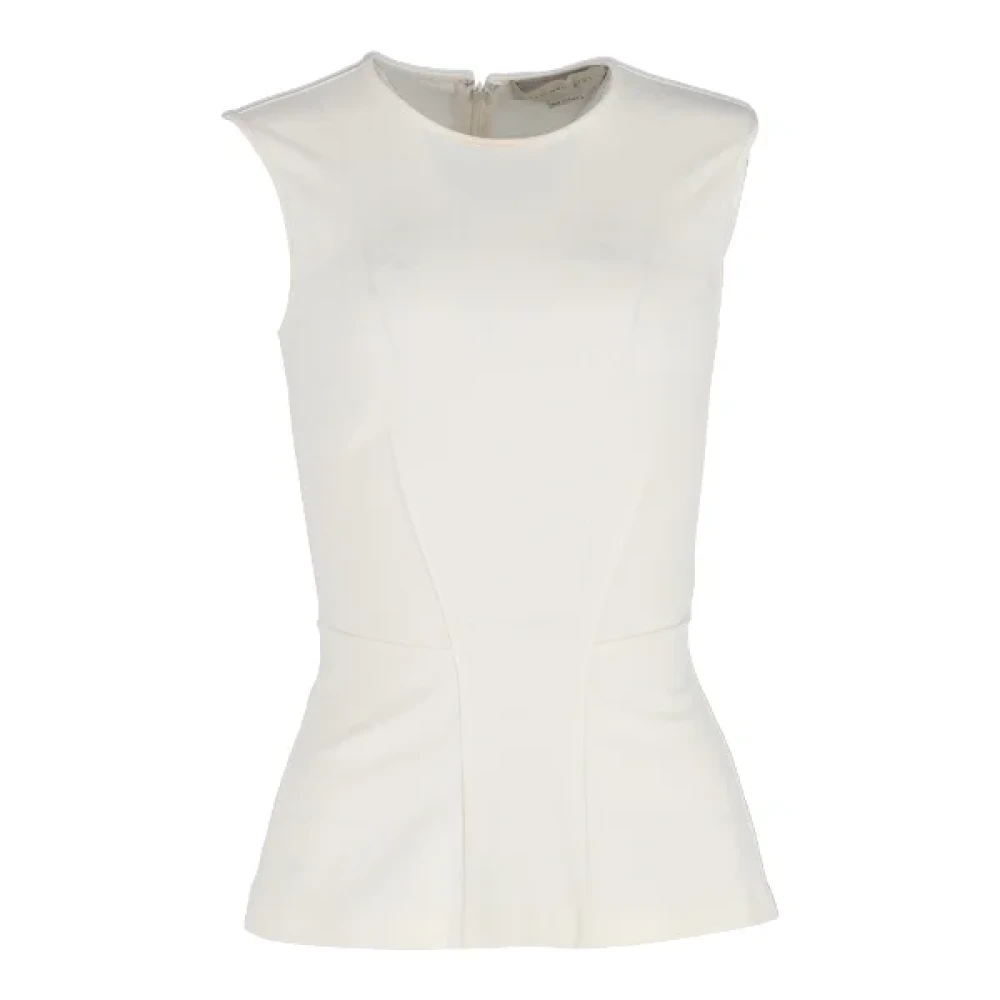 Stella McCartney Pre-owned Cotton tops White Dames