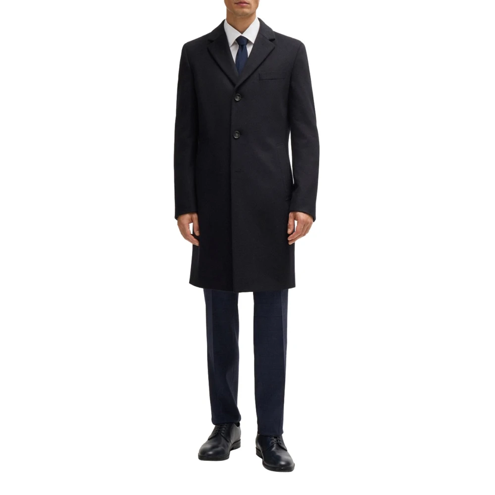 Hugo Boss Blauwe Formele Jas H-Hyde-244 Blue Heren