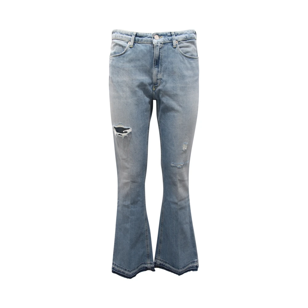 Dondup Women's Blue Denim Trousers - Flare Jeans - W27 - Jeans