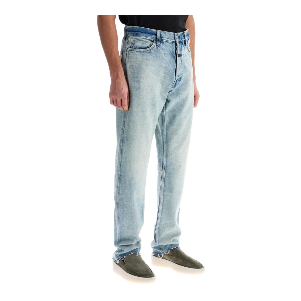 Fear Of God Vintage Japanse Denim Straight Cut Jeans Blue Heren